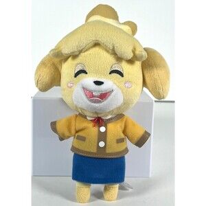 2015 Nintendo Animal Crossing New Leaf Smiling Isabelle 8" Plush Stuffed Toy